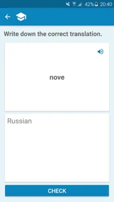 Portuguese-Russian Dictionary android App screenshot 3